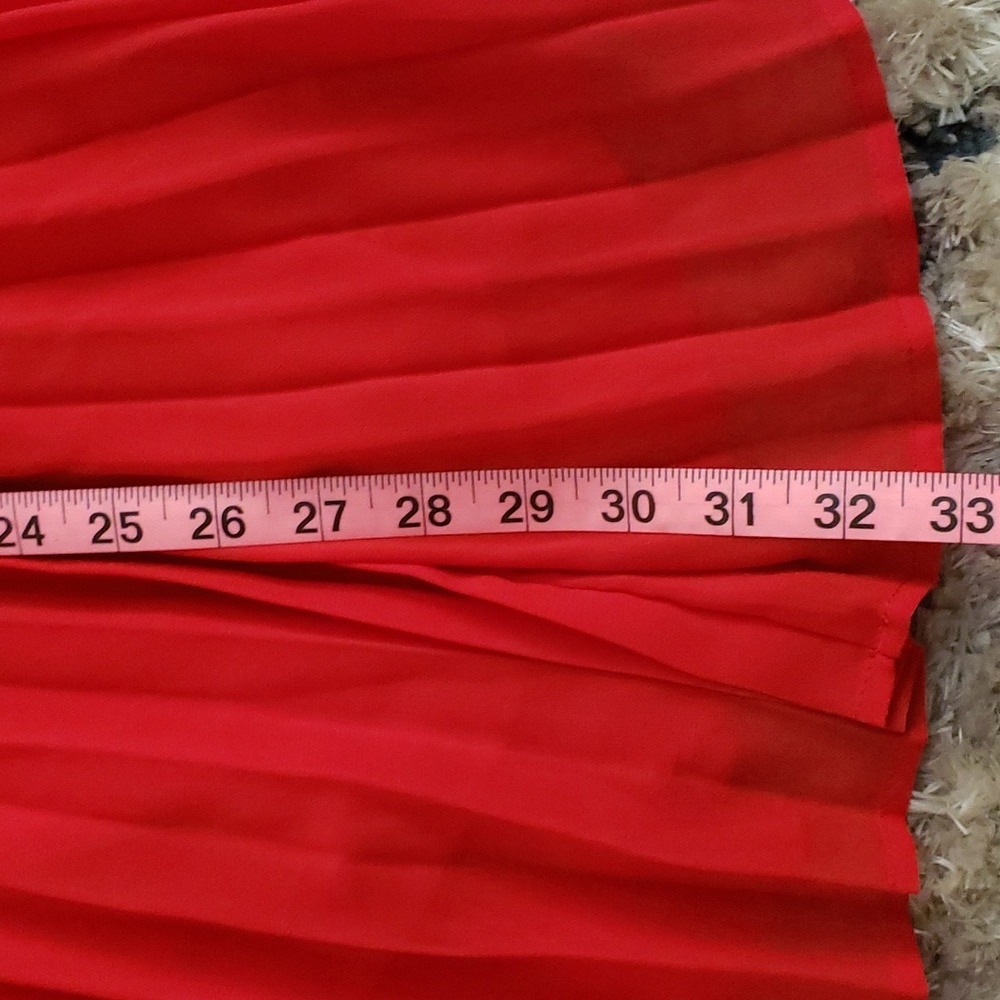 Red Ruffle Dress - Picture 13 of 13